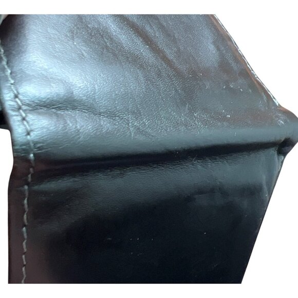 Steve Madden Genuine Leather Black Bifold Wallet Multiple Card Slots Slim Design - Picture 4 of 7